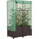 vidaXL Povišena gredica s pokrovom za staklenik 80 x 40 x 138 cm Cijene
