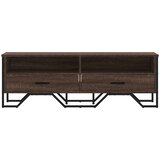 TV ormarić smeđa boja hrasta 122 x 34 x 41 cm konstruirano drvo | shoptok.hr