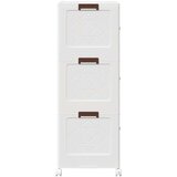 vidaXL Složiva kutija za pohranu kotačima 3nivoa 75 L 64x39,5x110,5 cm | shoptok.hr