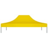vidaXL Krov za šator za zabave 4 x 3 m žuti 270 g/m² | shoptok.hr