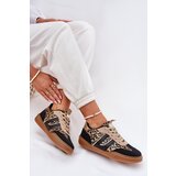 Boto Women's Sneakers From Eco Leather Leopard Black Satylies | Shoptok.si