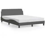  The Living Store Posteljni okvir brez vzmetnice temno siv 140x190 cm blago - Posteljni Okvir, (21450477) | Shoptok.si