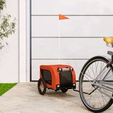  Kolesarska prikolica za hišne ljubljenčke oranžna in črna, (20812688) | Shoptok.si