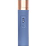 Loveline Travel - punjivi vibrator s držačem lubrikanta (pastelno plava) | shoptok.hr