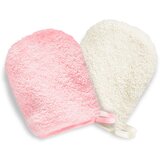 BrushArt Home Salon Make-up remover gloves rokavice za odstranjevanje ličil PINK, CREAM 2 kos | Shoptok.si