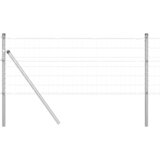 vidaXL Evropska ograja s 13 stebri 0.4x50 m Pocinkano jeklo | Shoptok.si