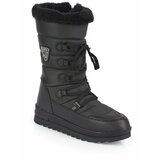 Capone Outfitters Women's Snow Boots with Trak Sole, Side Zipper, Fur Collar, Lace-up and Parachute Fabric cene