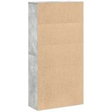 vidaXL Knjižna omara betonsko siva 60x24x120 cm inženirski les | Shoptok.si