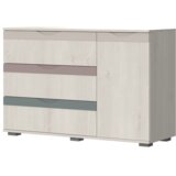 Jela Jagodina komoda JOY-K13 - kolekcija Joy - Polarni bor/Joy - 126x84x44 cm | ePonuda.com