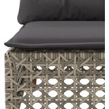  7-dijelni set vrtnih sofa sivi od poliratana Siva 63.5 x 56 x 32 cm | Shoptok.si