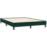 Box Spring krevet bez madraca tamnozeleni 160x210 cm samt | shoptok.hr
