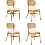  Jedilni stoli 4 kosi platno | Shoptok.si