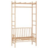  Vrtna klupa s pergolom 116 cm od bambusa | Eponuda.com