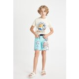 Defacto Boy's Palm Tree Patterned Swim Shorts Cene