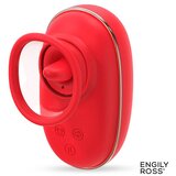 ENGILY ROSS Lizer Vacuum Pump Licking Stimulator with Vibrations Red | Shoptok.si