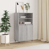 vidaXL Visoka komoda siva sonome 60x36x110 cm od konstruiranog drva | shoptok.hr