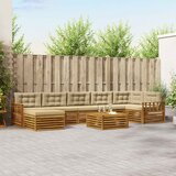  Set vanjskih sofa 8 kom. Prirodna i bež | shoptok.hr