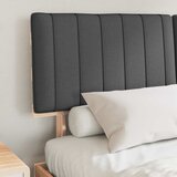  Krevetni okvir s tapiciranim uzglavljem Tamno siva 150 x 200 cm | shoptok.hr