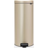 Brabantia Koš za smeti s pedalom 30 L s plastičnim vložkom - Champagne Cene