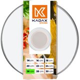 KADAX stekleni pokrov 26 cm univerzalni toplotno odporen pokrov za lonce in ponev, (5000355952) | Shoptok.si