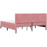  Okvir kreveta s madracem Ružičasta 180 x 200 cm Baršun | shoptok.hr