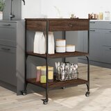  Kuhinjska kolica boja hrasta 60x48x89,5 cm konstruirano drvo | shoptok.hr