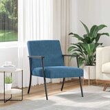  Fotelja Plava 59 x 75 x 78 cm Baršun | shoptok.hr