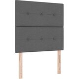  LED glava kreveta s LED trakama Tamno siva 80 cm tkanina | shoptok.hr
