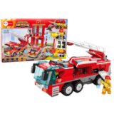  Građevne kocke Vatrogasna postaja - 845 elemenata | shoptok.hr