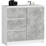AKORD KOMODA K80 JERRY 1D 3SZ PK BIAŁA / BETON, (21702888) Cene