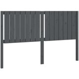  Posteljno vzglavje sivo 155,5x4x100 cm trdna borovina, (20647674) | Shoptok.si