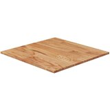  Kvadratna mizna plošča sv. rjava 50x50x1,5 cm trdna hrastovina, (20712720) | Shoptok.si
