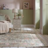 Flair Rugs Svetlo zelena pralna preproga 152x230 cm Una Floral – | Shoptok.si