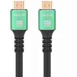 Kedo HDMI kabel M-M, ver. 2.1, 8K, 5m, gold, (20772155)