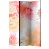  Paravan u 3 dijela - Pastel peonies [Room Dividers] 135x172 Cijene