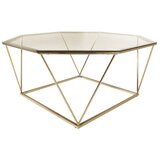 Furniture Fashion Österlen klub stolić 100 × 100 cm, zlatni | shoptok.hr