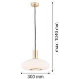  Argon 4358 - Luster na sajli SAGUNTO 1xE27/15W/230V, prečnik 30 cm, mesing | Eponuda.com
