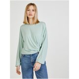 Only Light Green T-Shirt with Free Knot - Women Cene