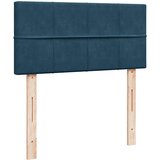Box spring krevet s madracem plavi 80 x 200 cm baršunasti | shoptok.hr