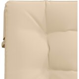  Jastučić za ležaljku VIANEN 100% poliester Krem 200 x 80 x 8 cm Slike