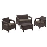 Keter Baštenska garnitura CORFU II braon CU 258952 OUTLET Cene