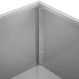  Vrtna saksija 2 kom. Srebrna 50 x 30 x 75 cm Pocinčani čelik | shoptok.hr