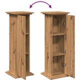  Stalak za izložbu s spremištem boja hrasta 31x30x90 cm drveni | shoptok.hr