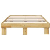 vidaXL Okvir kreveta bez madraca 120x190 cm puno drvo hrast | shoptok.hr
