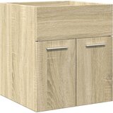  3-dijelni set kupaonskog namještaja boja hrasta sonome drveni | Eponuda.com