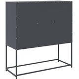  Komoda antracit 100,5 x 39 x 107 cm od hladno valjanog čelika | Eponuda.ba