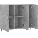  Komoda siva boja betona 90x34x80 cm od konstruiranog drva | Eponuda.ba