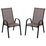  Set baštenske stolice 54x72x96cm braon 2kom (NEO3678) | ePonuda.com