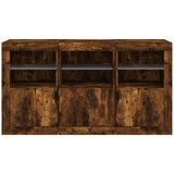  Komoda s LED svjetlima boja dimljenog hrasta 123x37x67 cm | Eponuda.ba