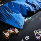 Catherine Lansfield Crna dječja posteljina za bračni krevet 200x200 cm Game Over – | shoptok.hr